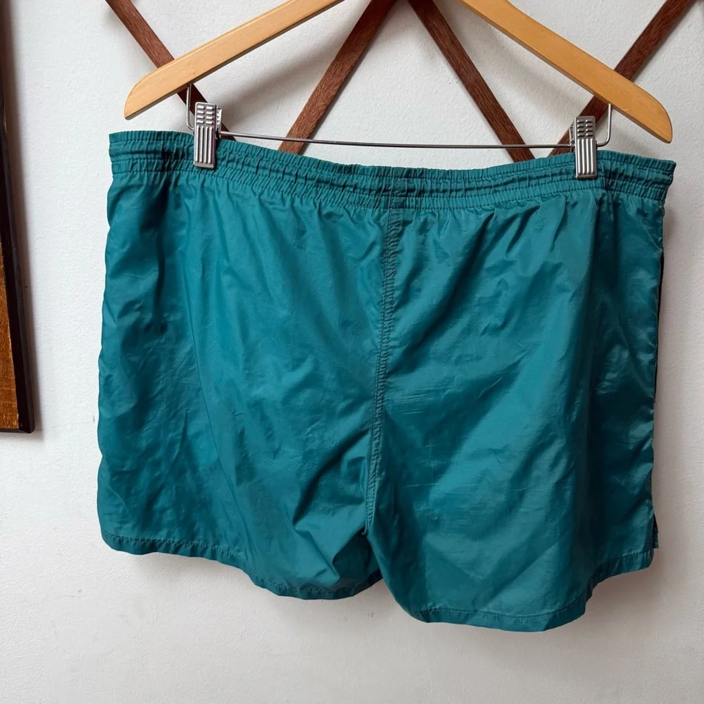 90s Vintage Teal Swim Shorts